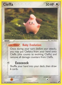 Cleffa card photo