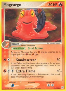Magcargo card photo