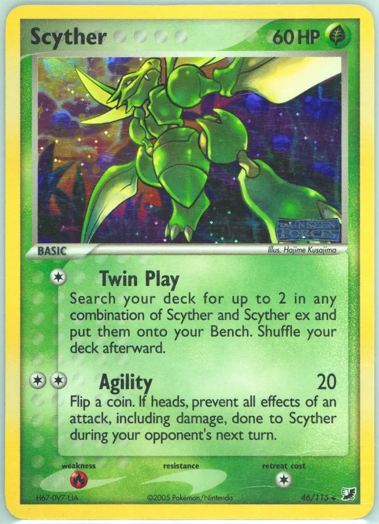 Scyther card photo