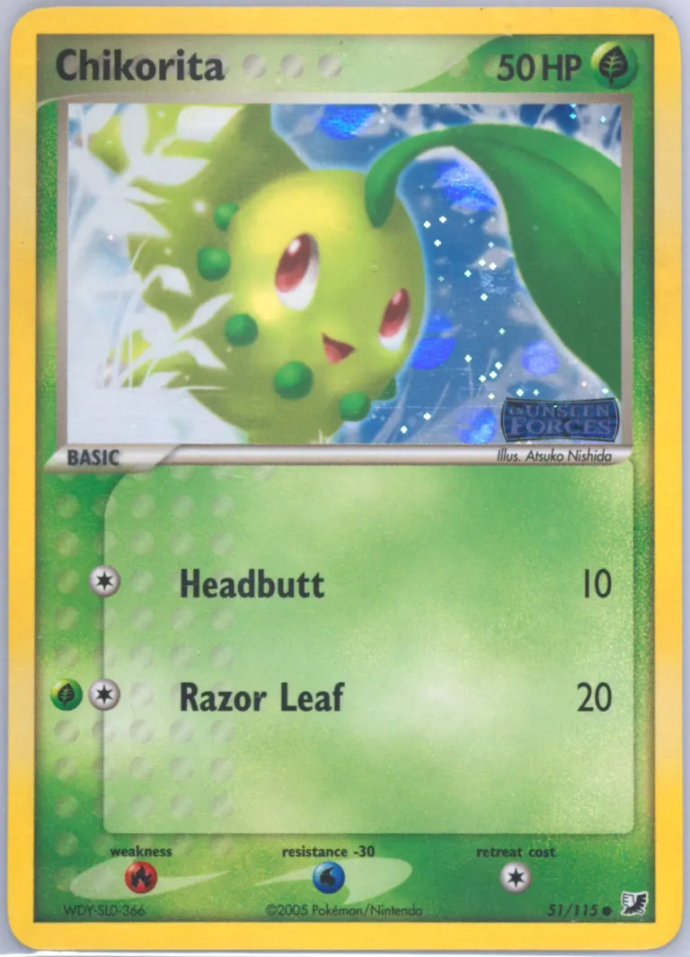 Chikorita card photo
