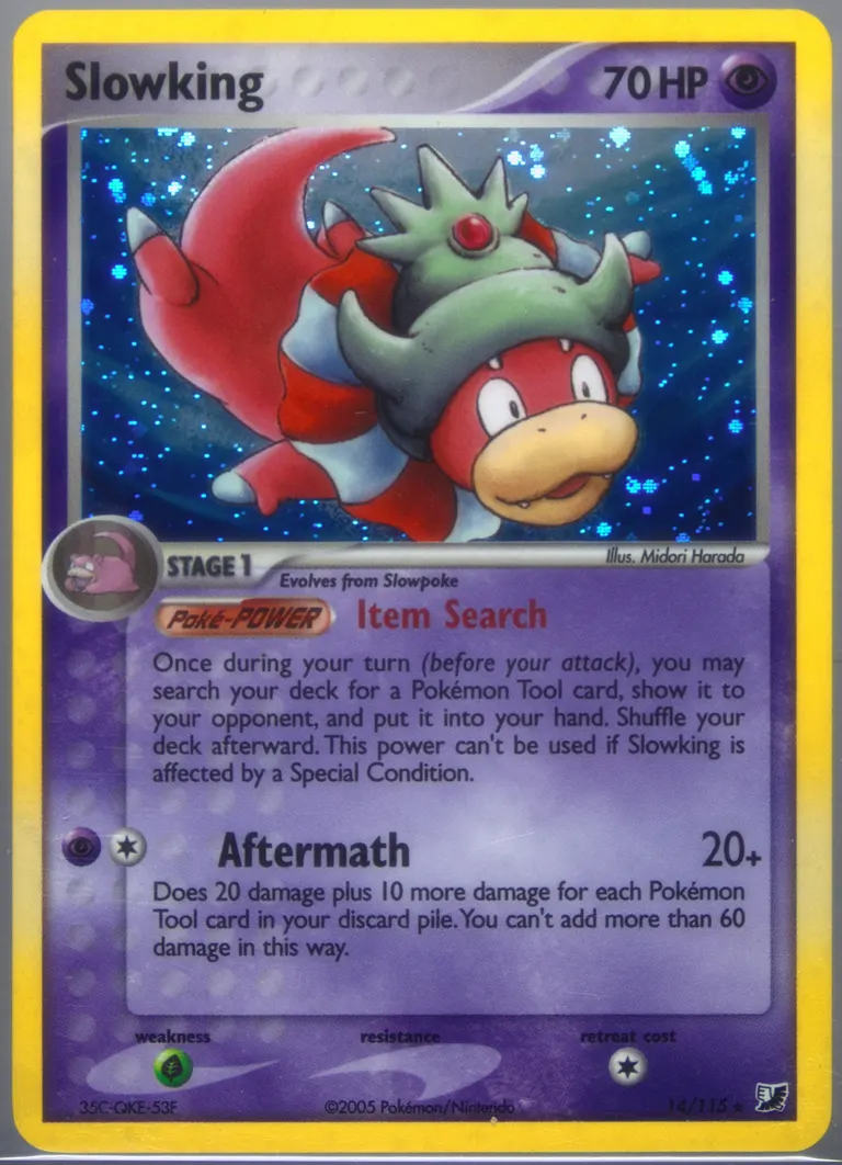 Slowking card photo