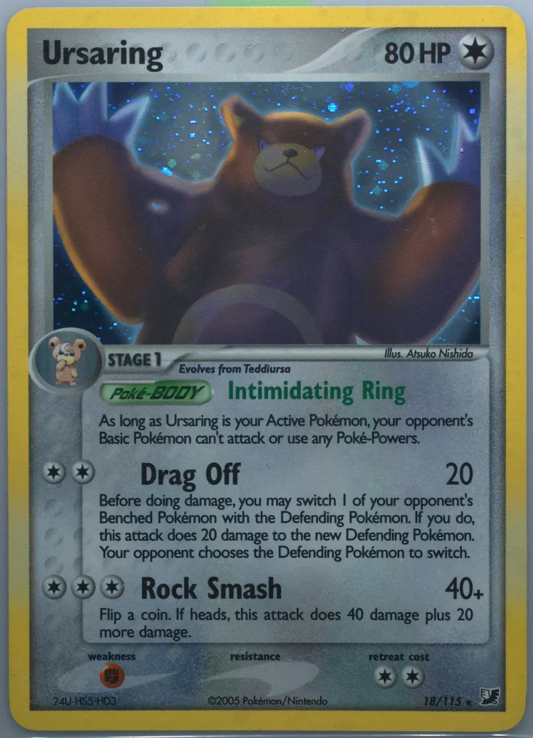 Ursaring card photo