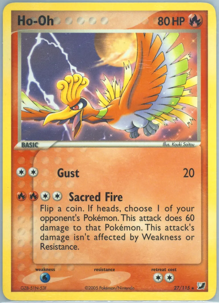 Ho-Oh card photo