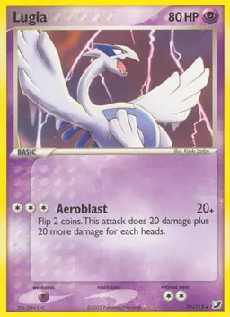Lugia card photo