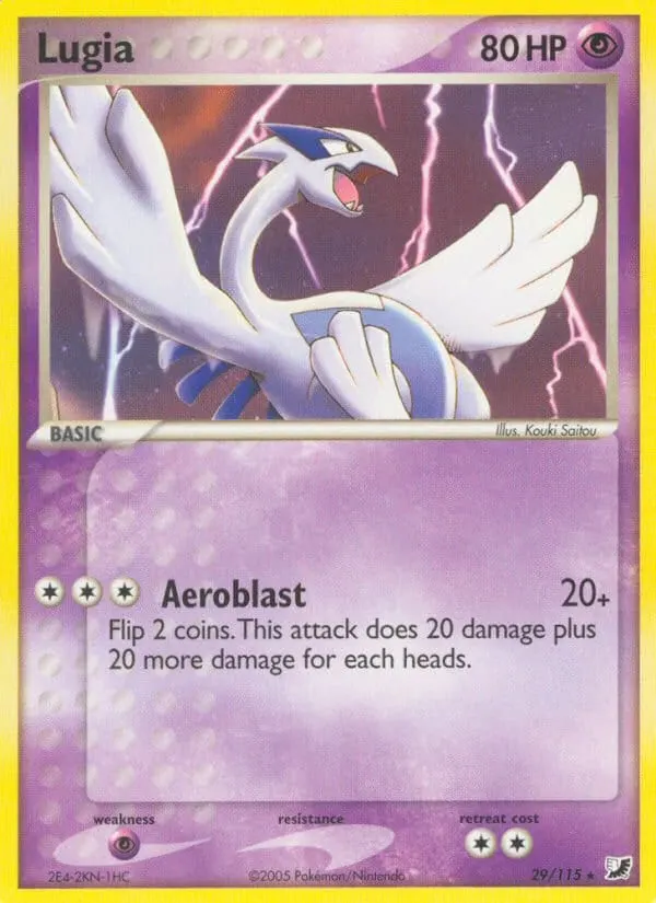 Lugia card photo