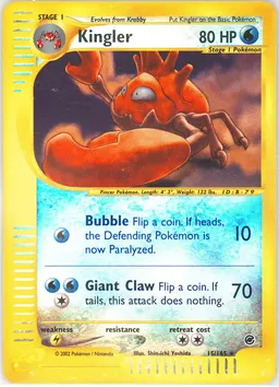 Kingler card photo