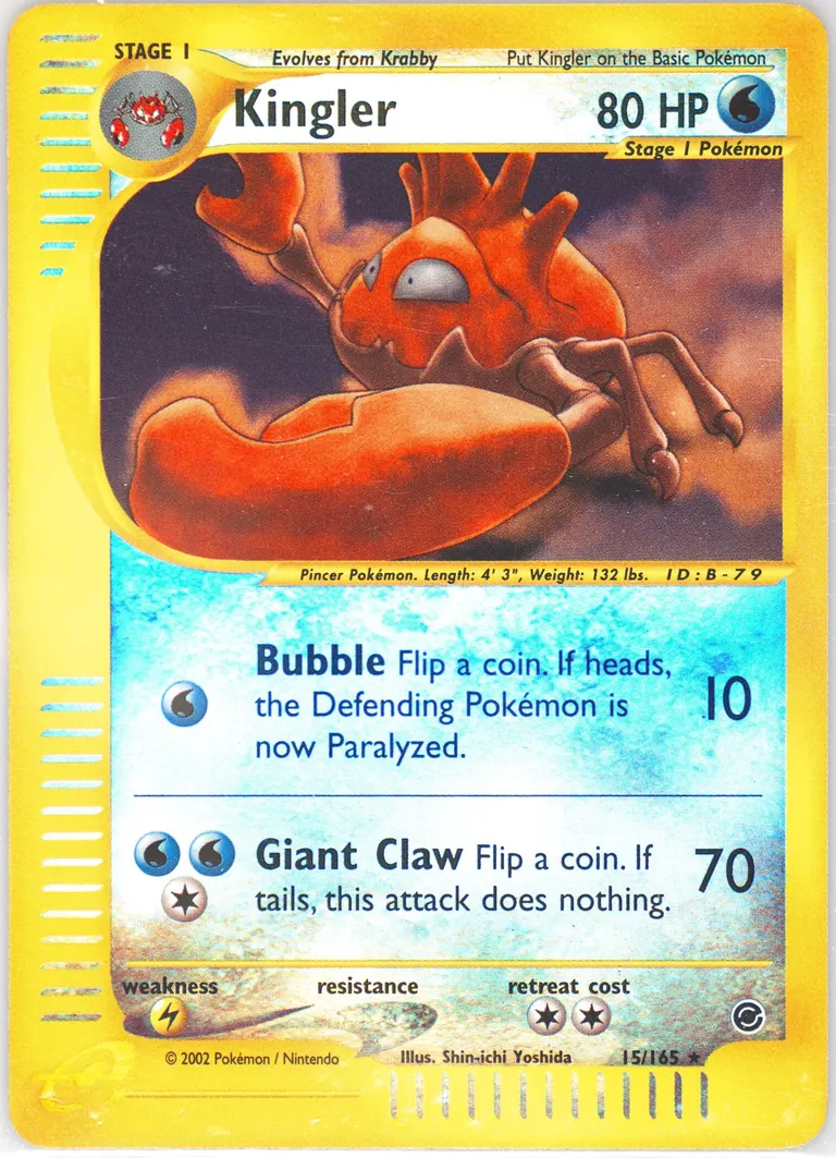 Kingler card photo