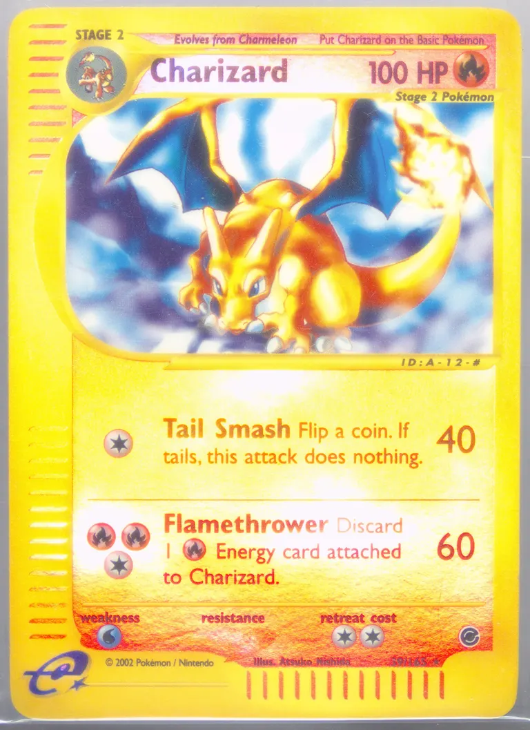 Charizard card photo