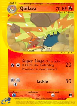 Quilava card photo