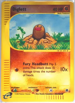 Diglett card photo