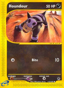 Houndour card photo