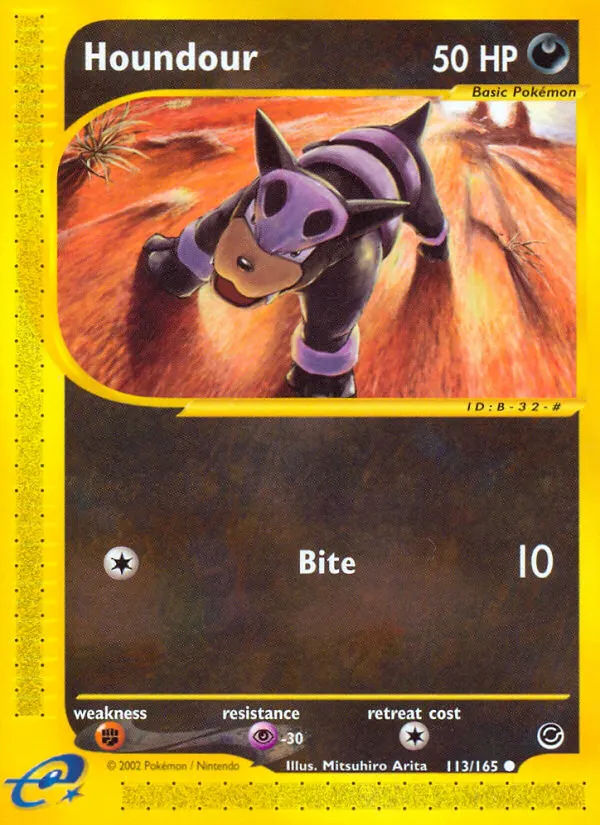 Houndour card photo