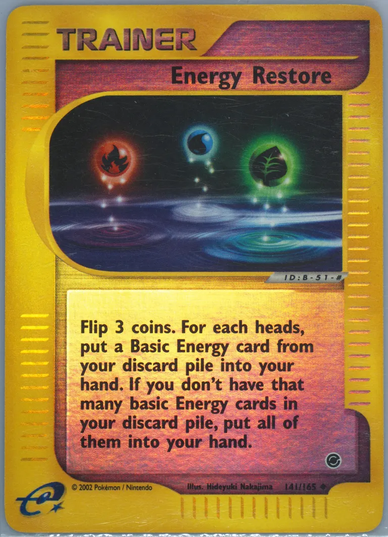 Energy Restore card photo