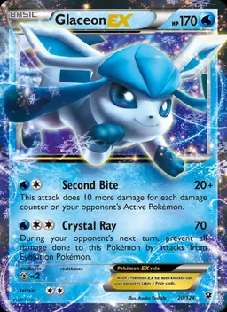 Glaceon EX card photo