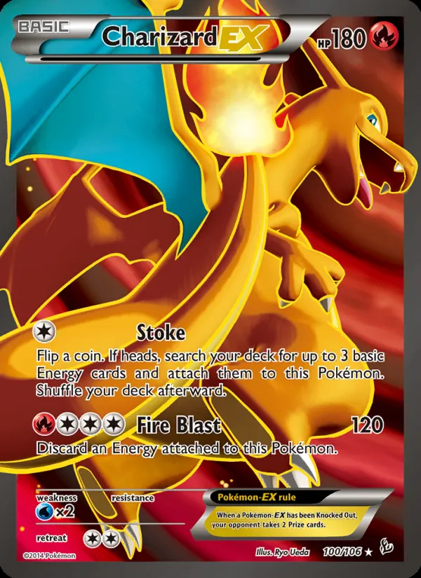 Charizard EX card photo