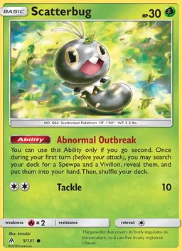 Scatterbug card photo