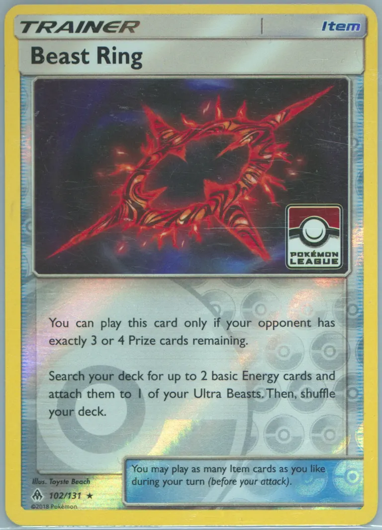 Beast Ring #102, Sun & Moon - Forbidden Light