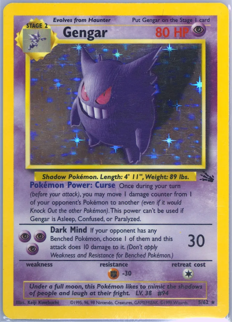 Gengar card photo