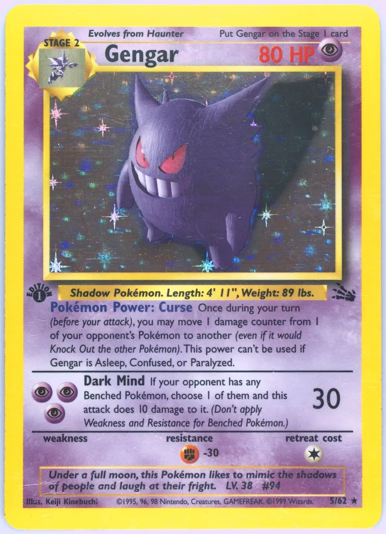 Gengar card photo