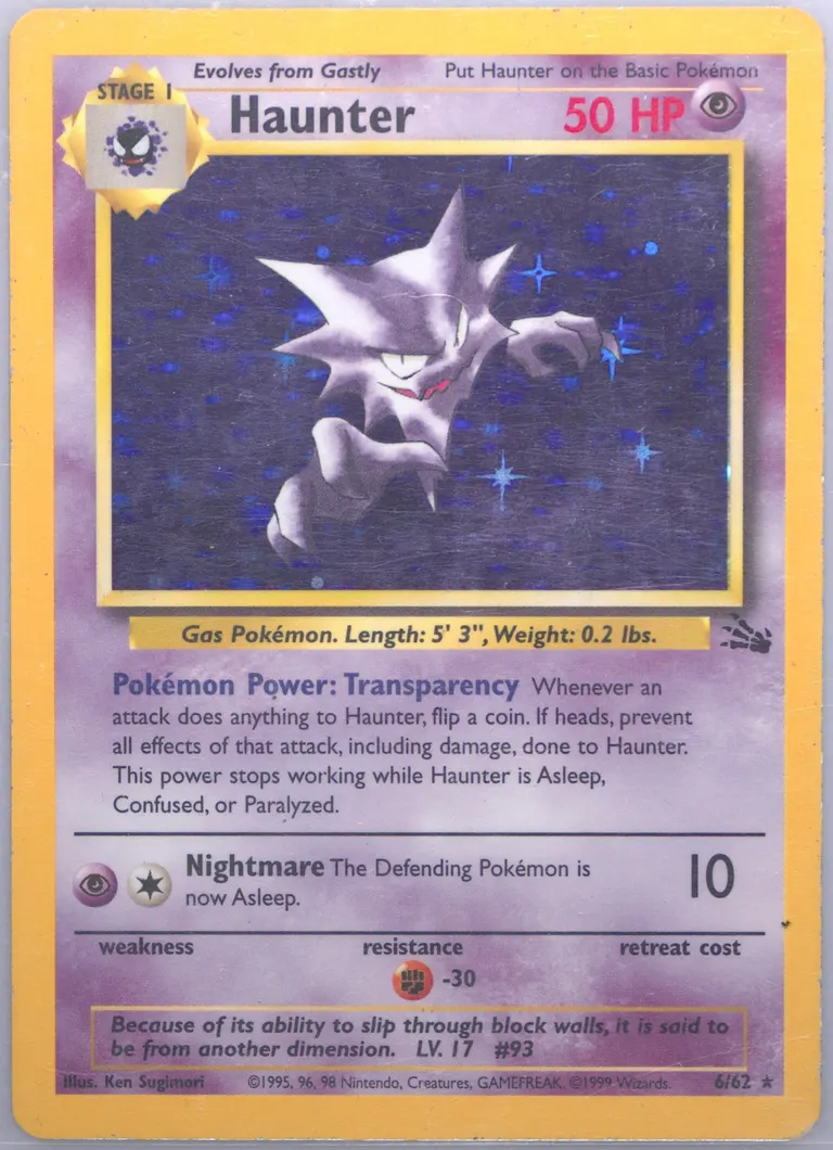 Haunter card photo