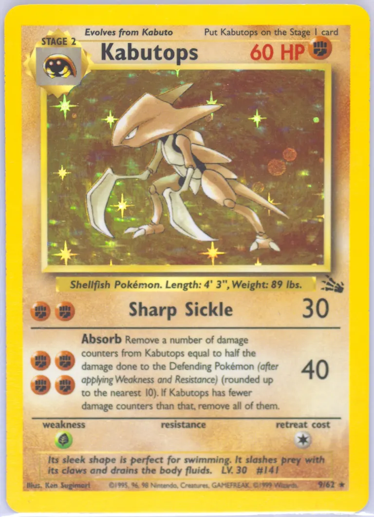 Kabutops card photo