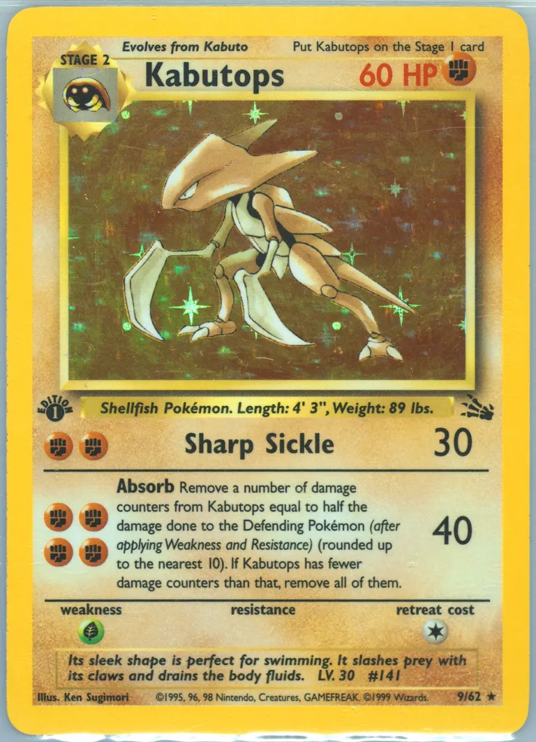 Kabutops card photo