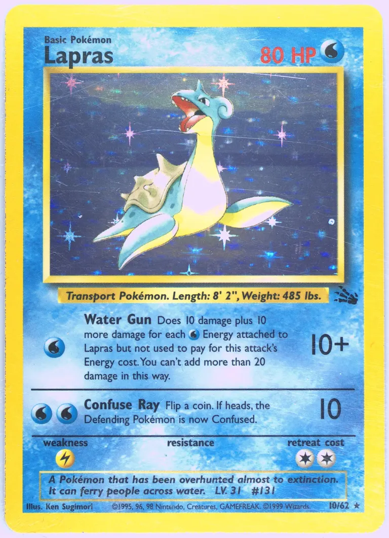 Lapras card photo