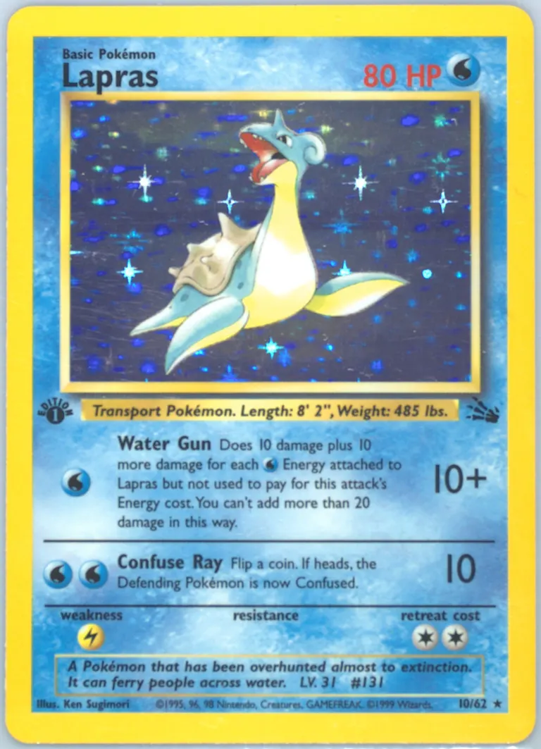 Lapras card photo