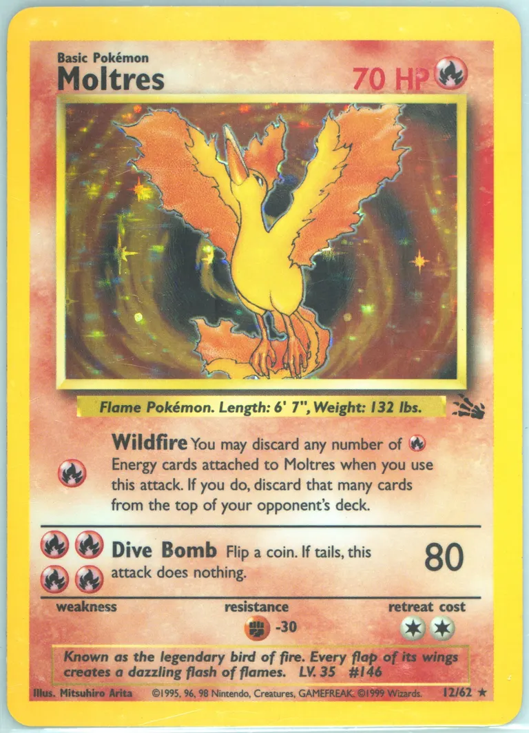 Moltres card photo