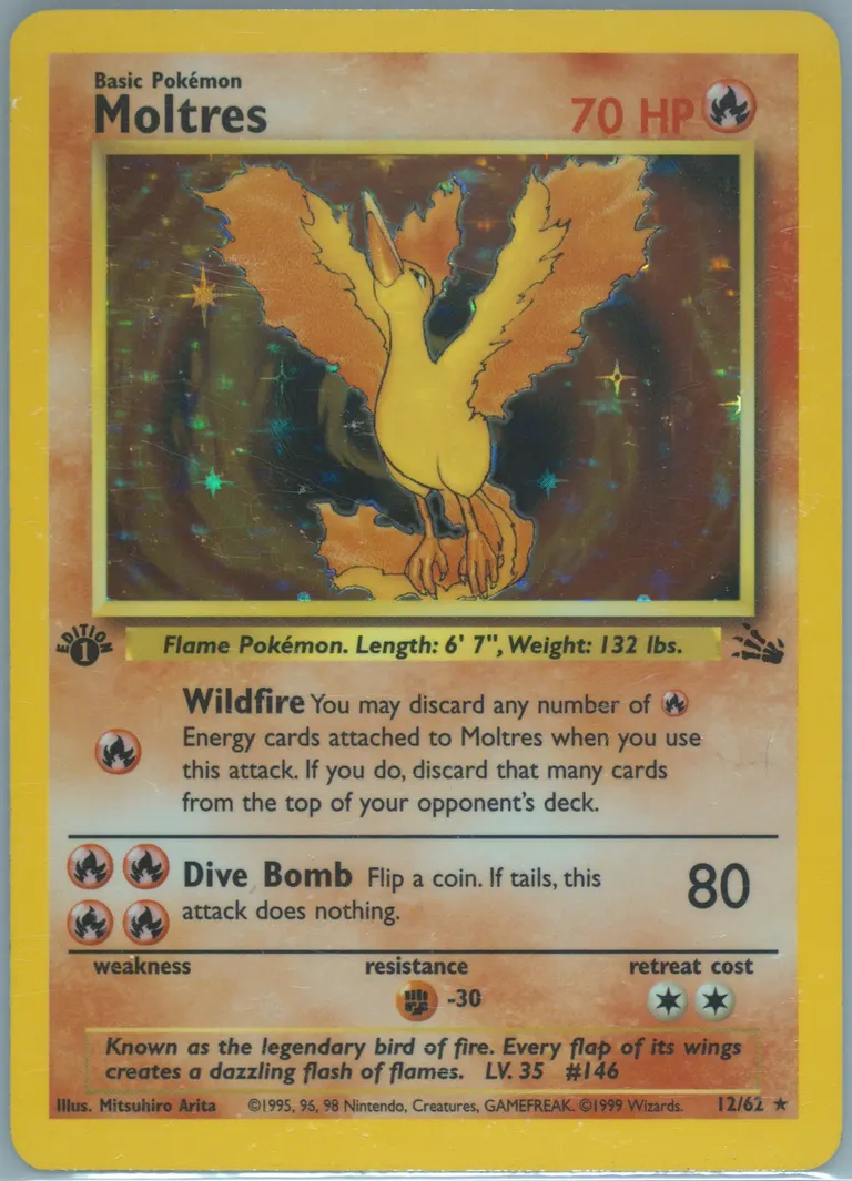 Moltres card photo