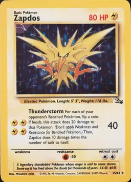 Zapdos card photo