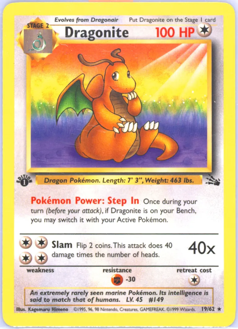 Dragonite card photo