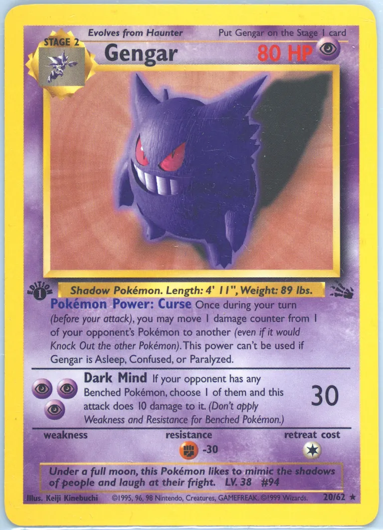 Gengar card photo
