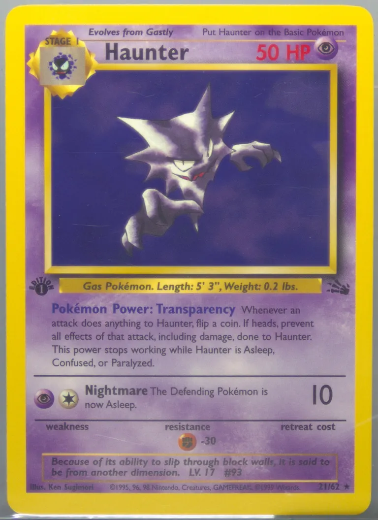 Haunter card photo