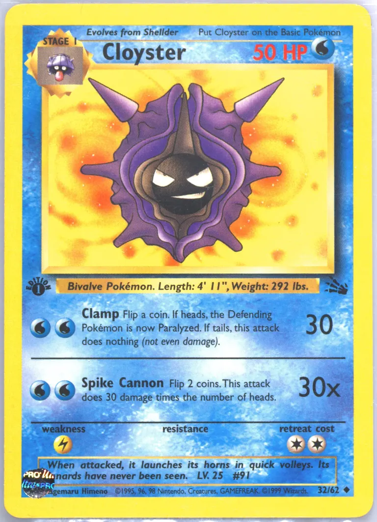 Cloyster card photo