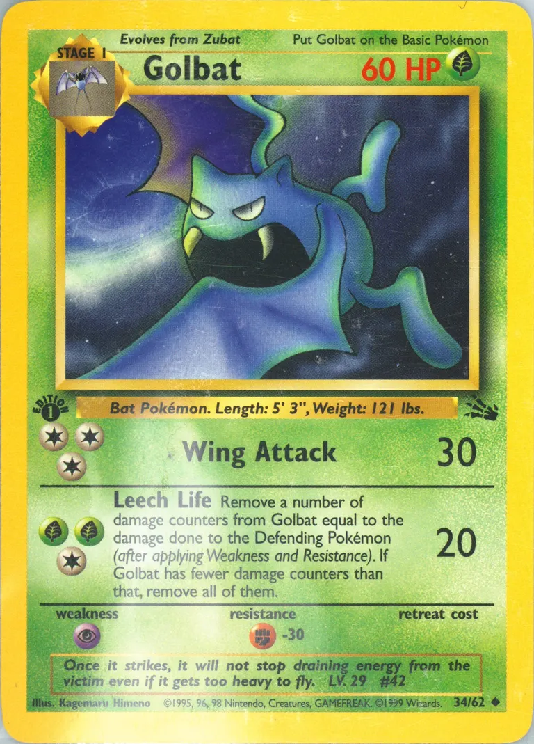 Golbat card photo