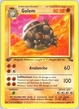 Golem card photo