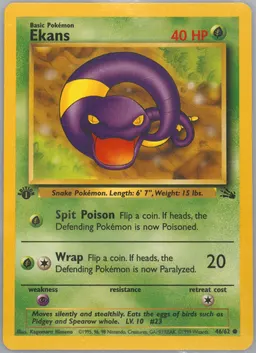 Ekans card photo