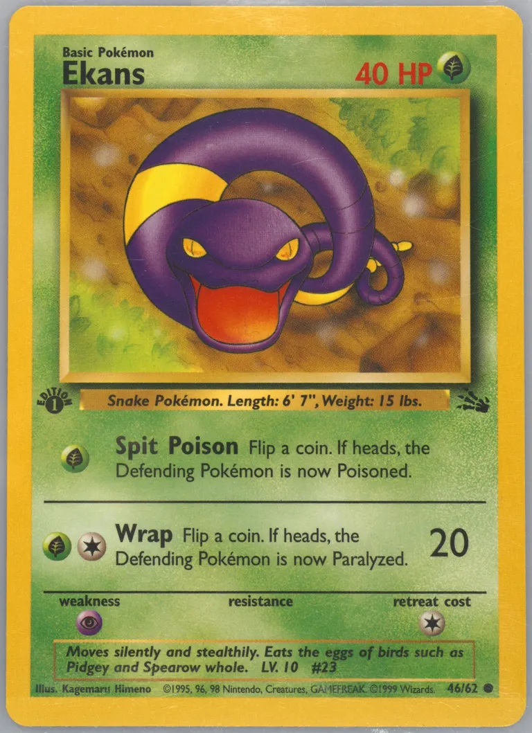 Ekans card photo
