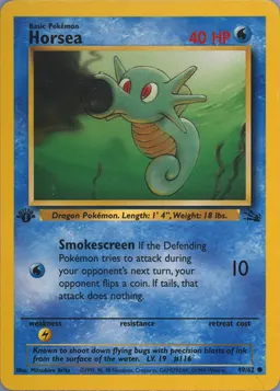 Horsea card photo