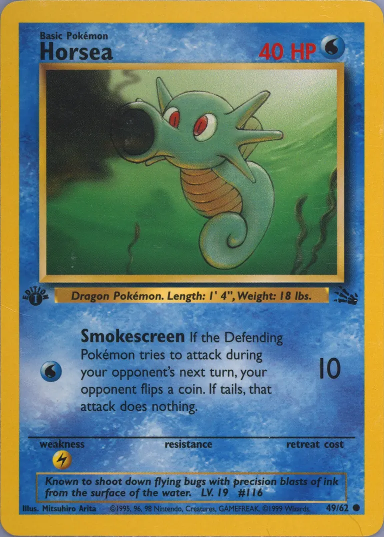 Horsea card photo