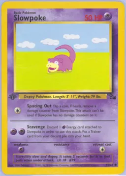 Slowpoke card photo
