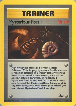 Mysterious Fossil card photo