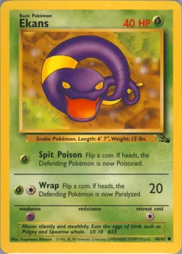 Ekans card photo