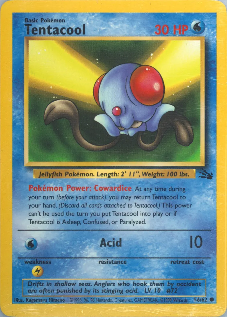 Tentacool card photo