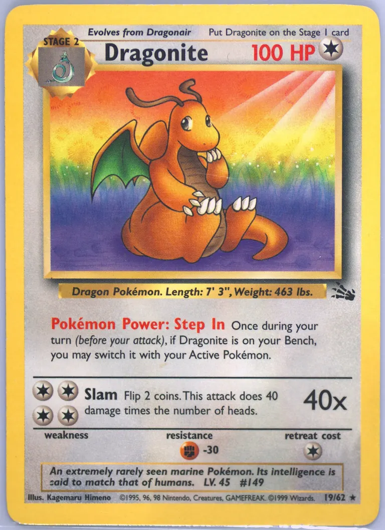 Dragonite card photo
