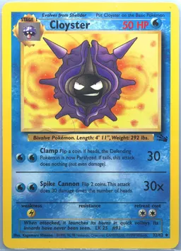 Cloyster card photo