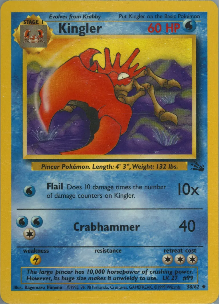 Kingler card photo