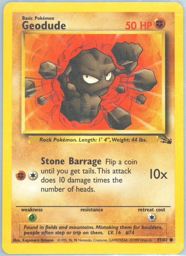 Geodude card photo