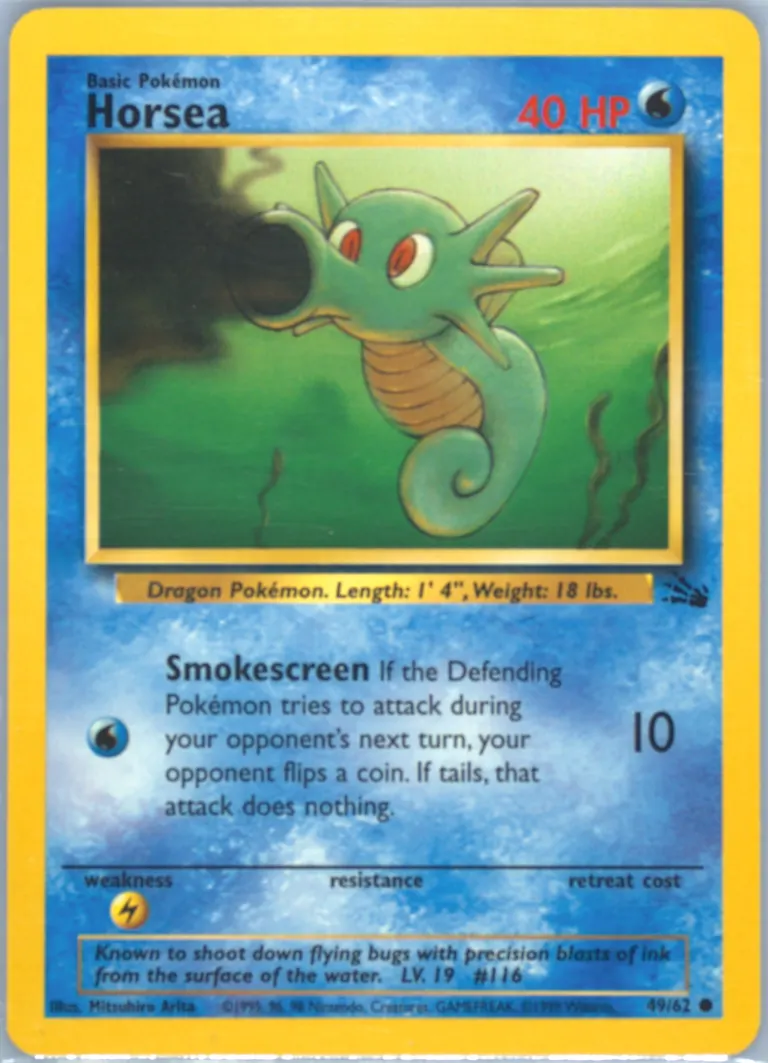 Horsea card photo
